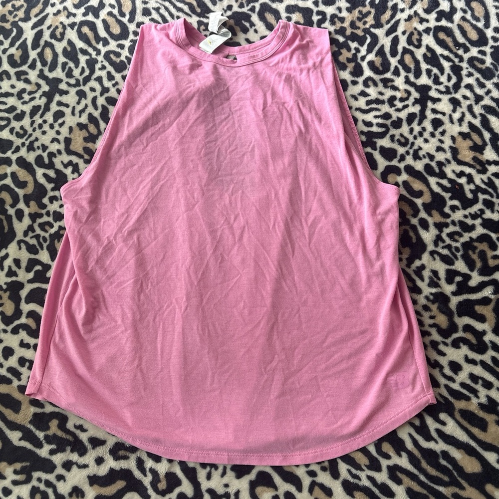 New Balance Rose Pink Sleeveless Tank Top